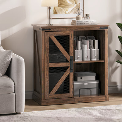 Printer Stand With Storage, Farmhouse File Cabinet With Socket And Usb Charging Port by Gracie Oaks