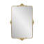 Miroir de salle de bain doré Lillet