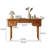 Medium Simple Rectangular Cherry Wood Writing Desk-326661705