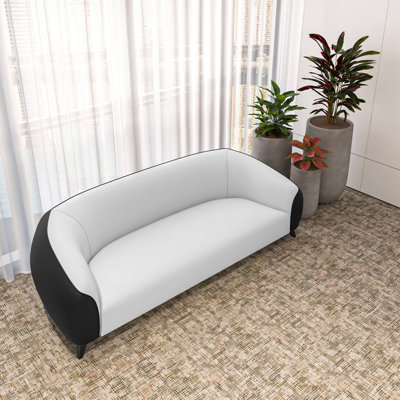 Haletta 74.01'' Faux Leather Sofa