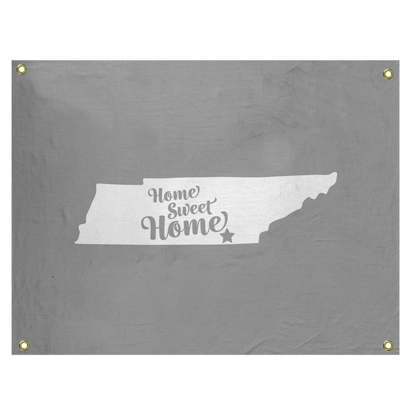 Tapisserie murale chattanooga doux pour la maison, H 50 po x l 59 po, Gris