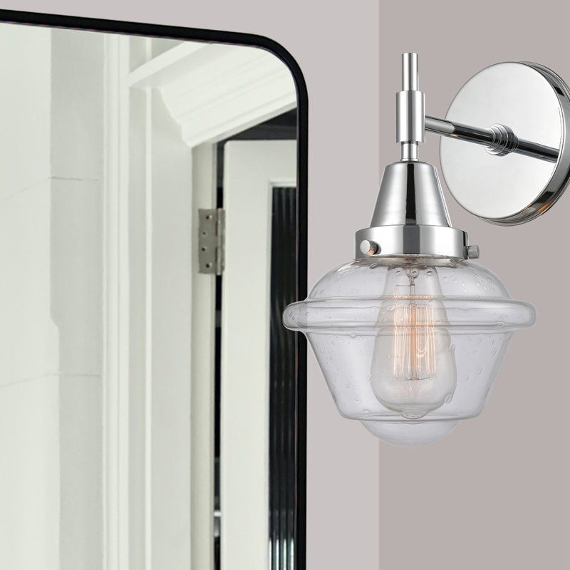 Gayle Chrome Armed Sconce, Polished Chrome, Seedy, LED