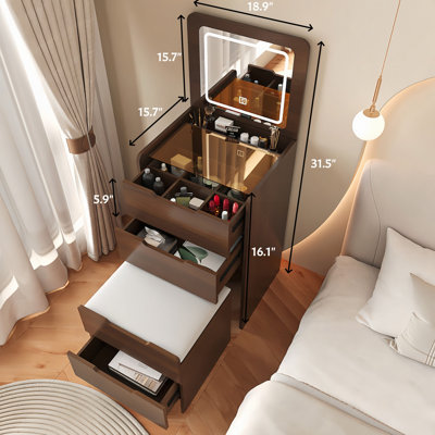 Meuble-lavabo 3 en 1 avec miroir Plip