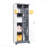 65" H Grey Broom Storage Organizer Cabinet With Locking Doors And Shelves Hanging Rod & S-Hooks Cleaning Tool Storage Cabinet-728002769