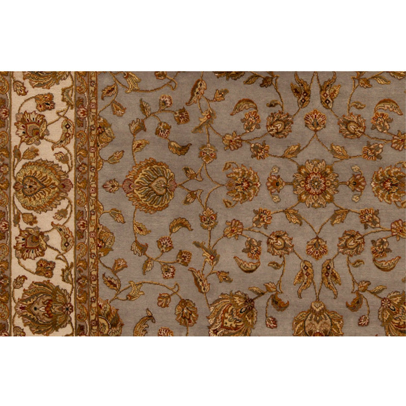 Tapis rectangulaire noué à la main