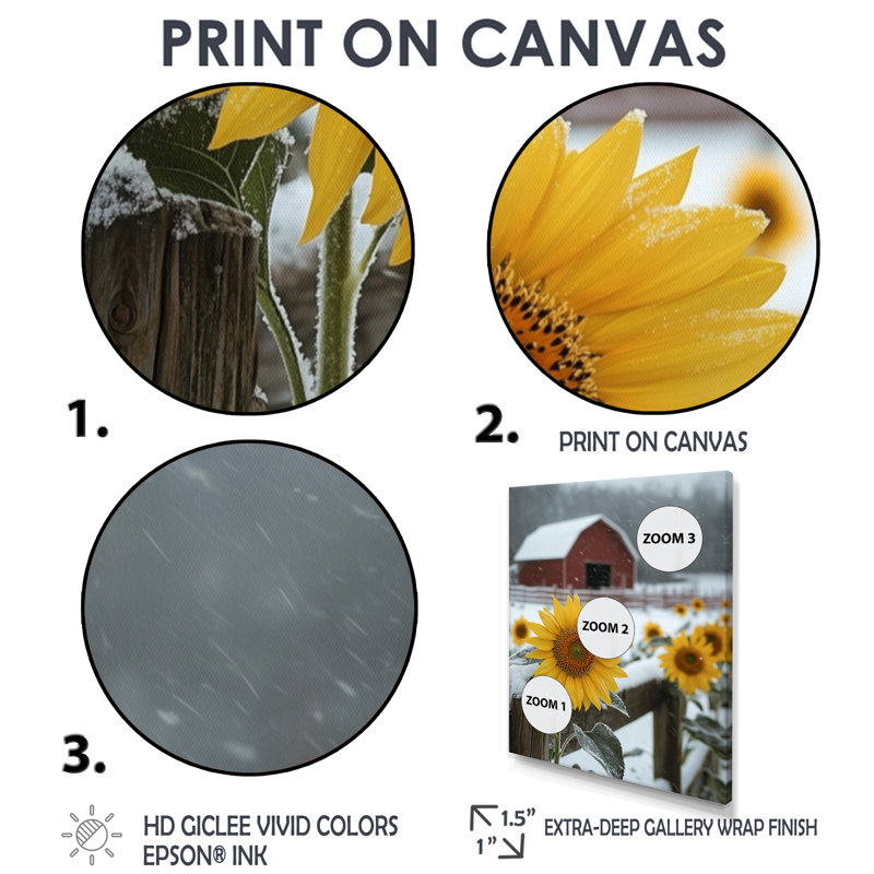 Girton - Floral Wall Art, Argent argent, H 20 po x l 12 po, Reproduction encadrée d'une seule photo