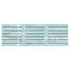 Habanera Decor 11-7 / 8 po X 35 1/2 po Carreau de céramique cannelé-107305915