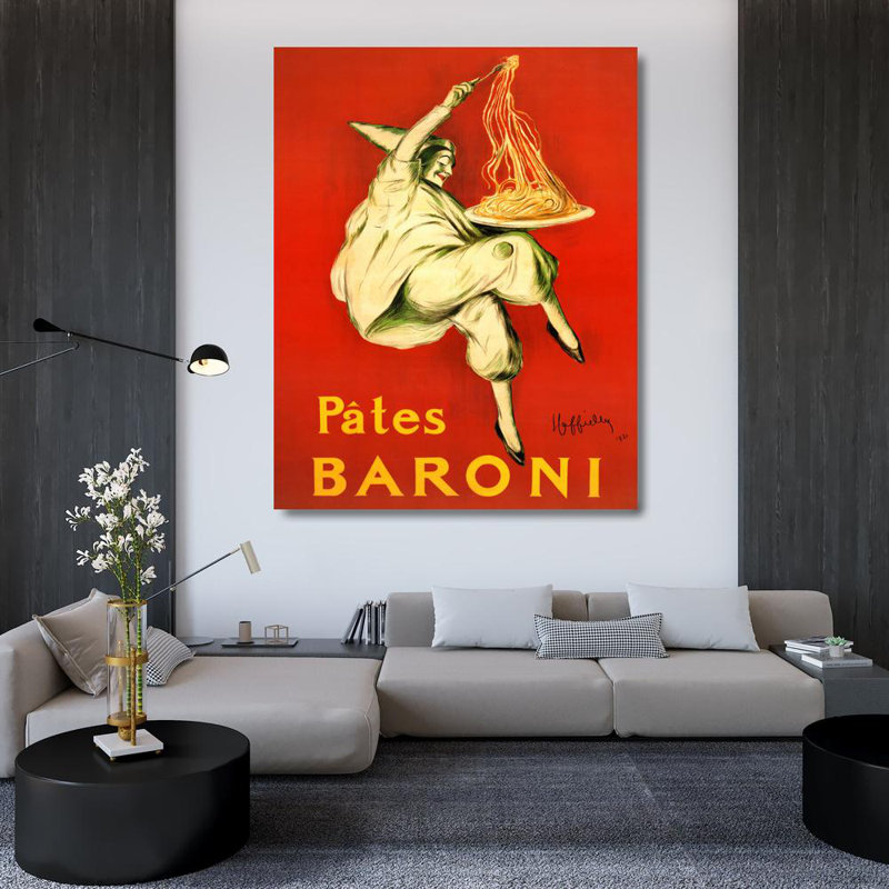 « Pâtes Baroni », H 46 po x l 36 po