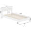 Lit plateforme en bois massif Amandaleigh avec station de charge intégrée-803028802-803028803