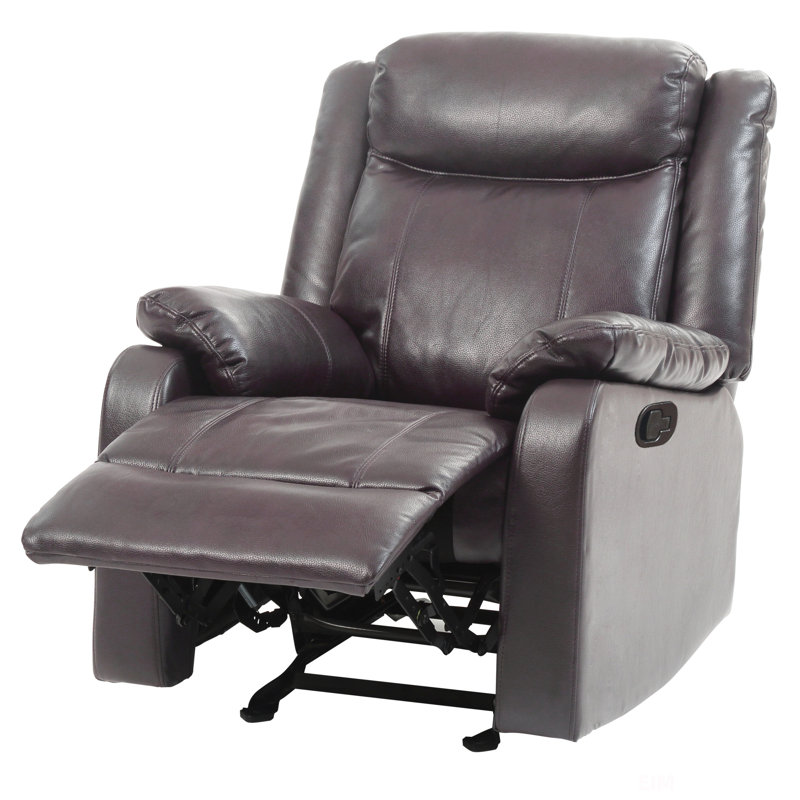 Fauteuil inclinable contemporain, Marron foncé
