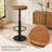 2 - Person Pine Solid Wood Top Pedestal Base Dining Set
