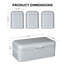 4 Piece Kitchen Canister Set-69600116