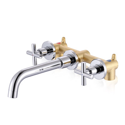 Robinet de salle de bain à poignée