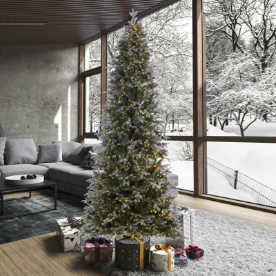 Haerle 7.5' Lighted Fir Christmas Tree