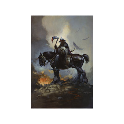Death Dealer by Frank Frazetta - Painting on Canvas