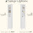 66.92" Tall Bathroom Cabinet With Adjustable Shelves - 1 Door Freestanding Slim For Home, Bathroom, Kitchen, Temple White Storage Mountain Cabin
