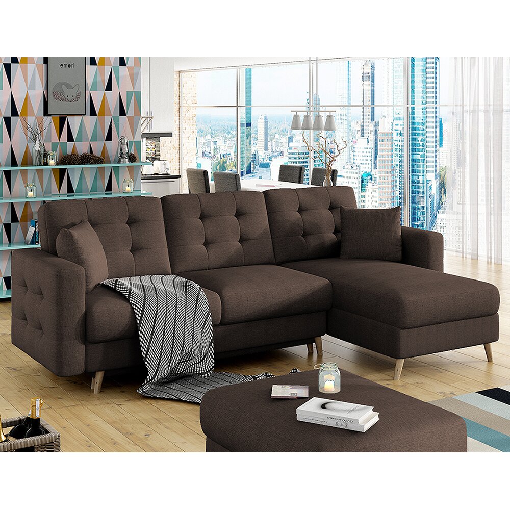 Ecksofa Beeney mit Bettfunktion