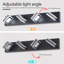 Luminaire de salle de bain 26 po avec 4 lumières DEL noires modernes pour salle de bain et miroir-239776027-239776030-239776031