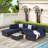 8 Pieces Outdoor Patio Sectional Sofa Couch,Wicker Furniture Conversation Sets With Washable Cushions & Glass Coffee Table For Garden, Poolside, Backyard-1847897536