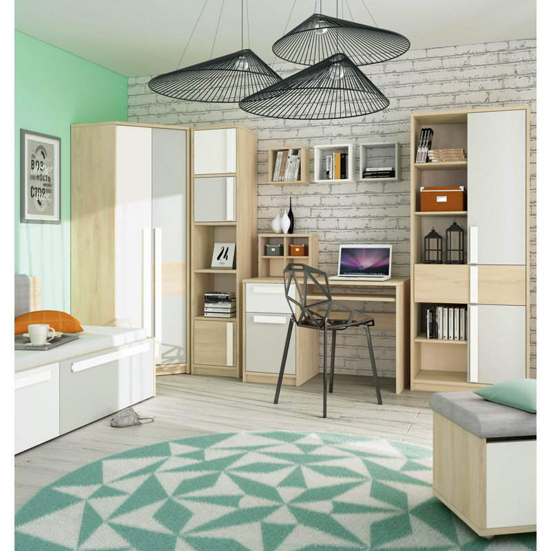 Azani Square Accent Shelf, White