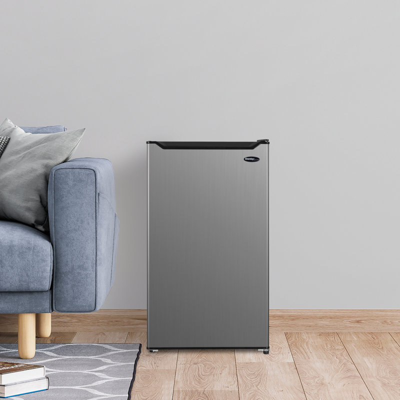 Mini réfrigérateur autoportant Danby, Acier inoxydable