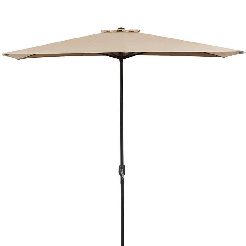 Aarthi 230cm X 130cm Rectangular Market Parasol, Beige