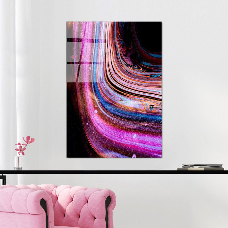 Stunning Tempered Glass Wall Art Painting, 27.6 x 39.4 inches | 100% Tempered Glass, Thickness: 0.16 inches | Elegant Home Decor for Living Room or Office, Durable & Easy to Clean, Perfect Gift Idea