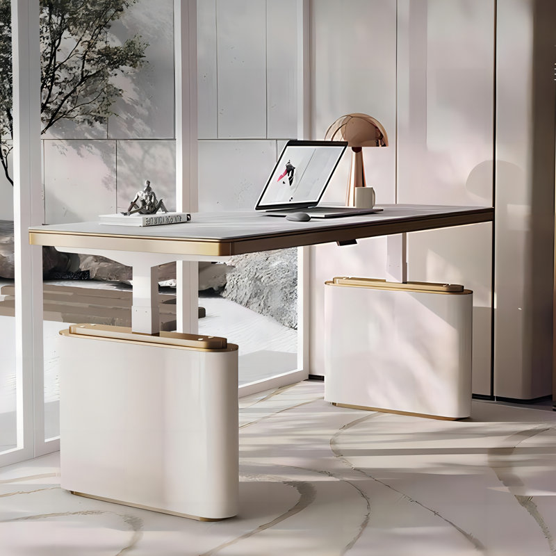 Bureau de table 70,87 po Modern Luxury, H 29,53 po x l 70,87 po x P 27,56 po