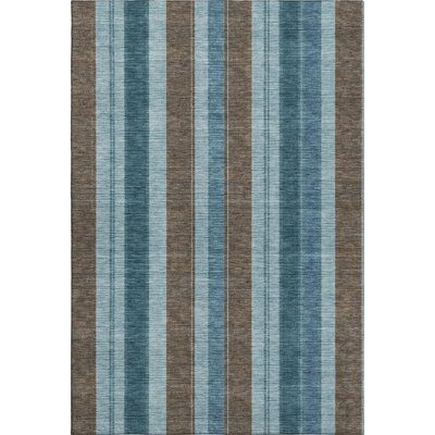 Premium Machine Washable Mayfield AMF1954 Stripes Rug