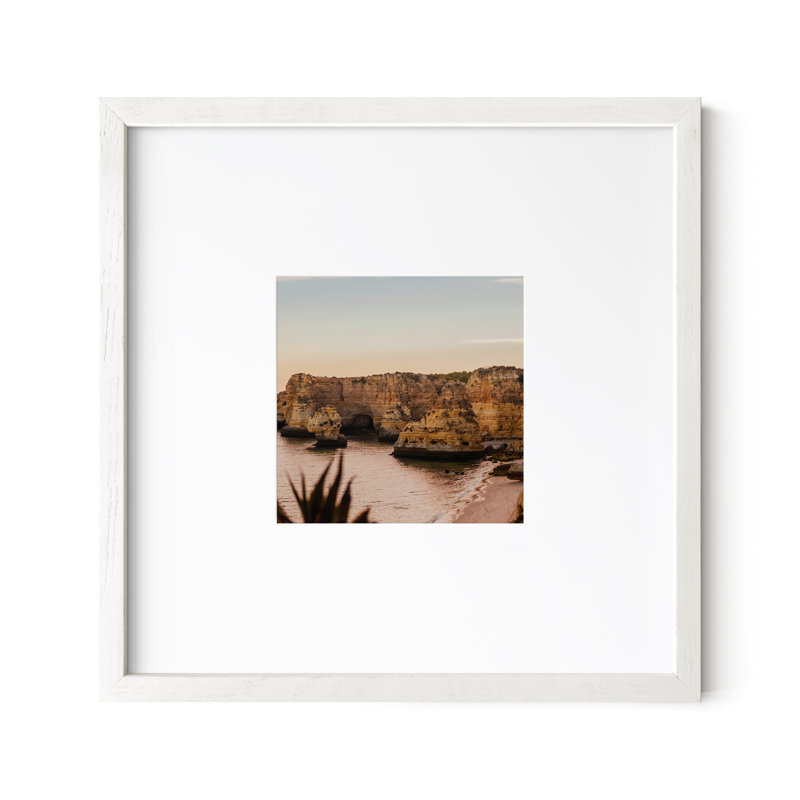 Cadre photo Darious, 10 po x 10 po avec tapis pour 5 po x 5 po, Blanc