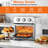 Family Size Air Fryer Toaster Oven Combo,13QT,360° Hot Air Circulation for Healthy Oil-Free Cooking, Multifunctional Convection Contertop Oven, Adjustable Time & Temp Control, Stainless Steel-121356998