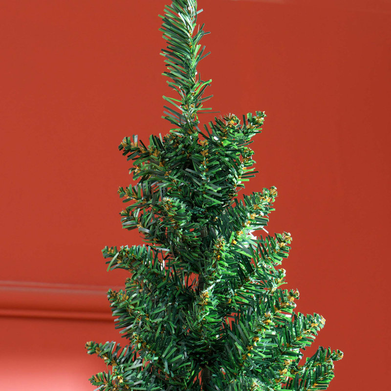 Arbre de Noël artificiel 8 pi avec 618 branches et un pied en plastique