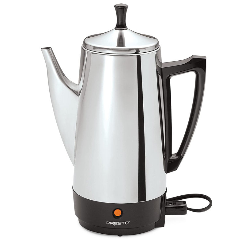 Presto 12 cups Silver Percolator, 12 Cups
