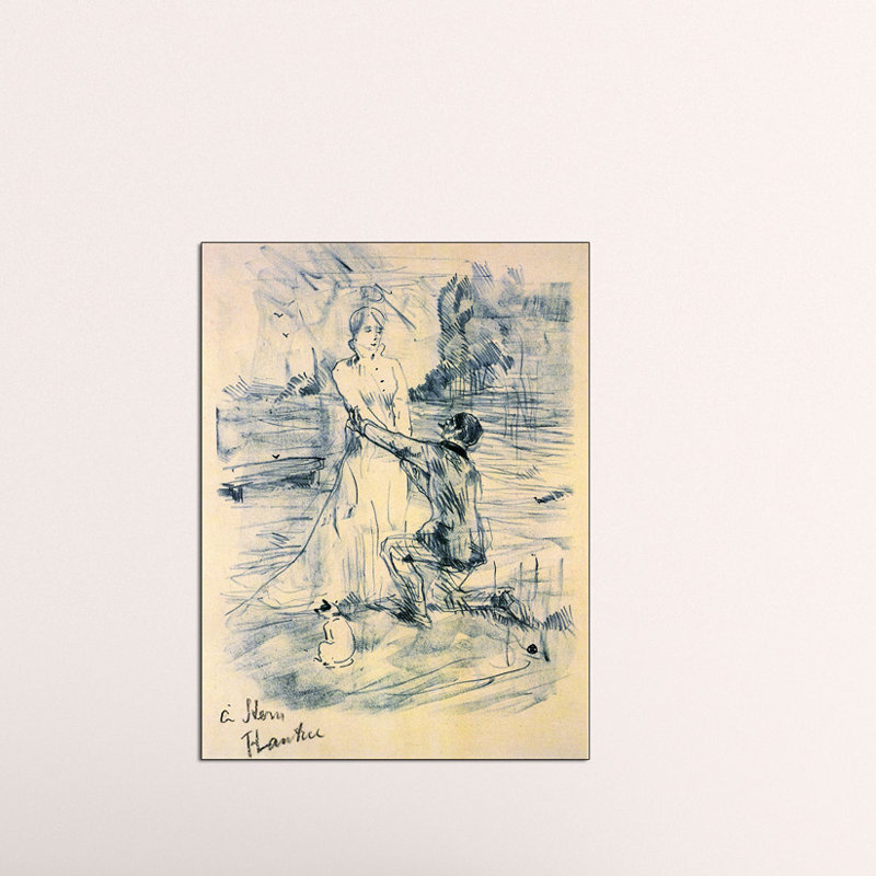 Henri De Toulouse-Lautrec - Wrapped Canvas Print, 80cm H x 60cm W x 1.8cm D