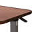 Adjustable Overbed Bedside Table With Wheels