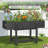 Ethelle Movable Raised Garden Beds Outdoor With Lockable Wheels-2120802155-2120802151