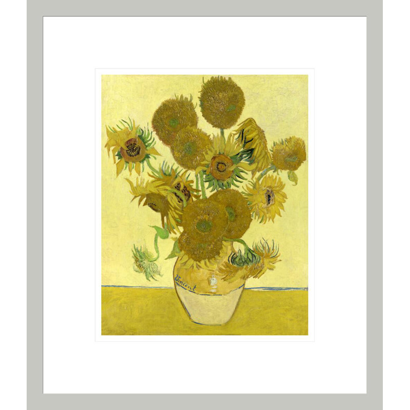 Tournesols par Vincent van Gogh, 15,82 po H x 13,75 po L