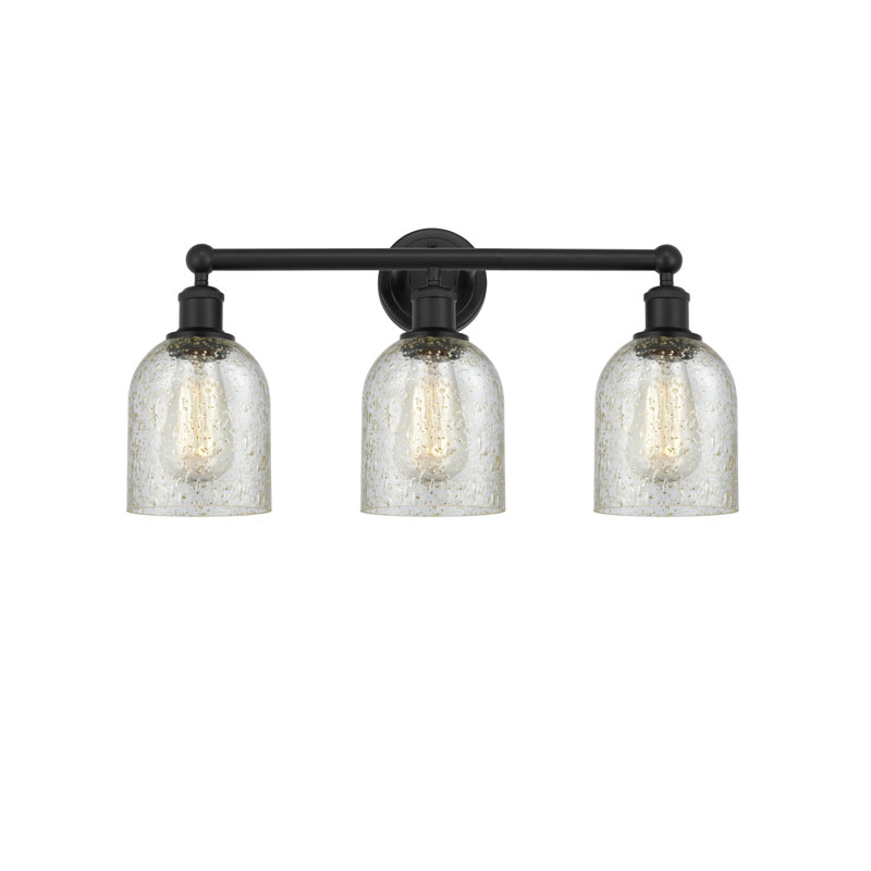 Reiko 3 - Light Dimmable Vanity Light, Matte Black, Mica