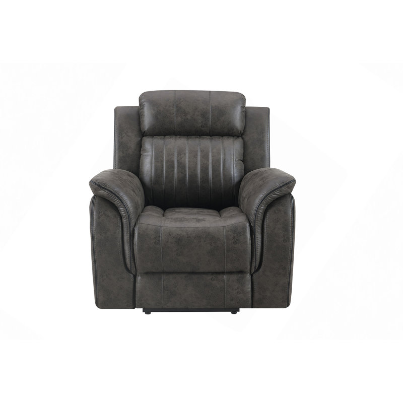 Fauteuil inclinable Soft, fauteuil inclinable gris Steban