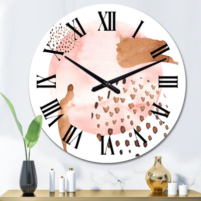 Horloge murale surdimensionnée