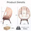 Fauteuil d'extérieur avec coussin