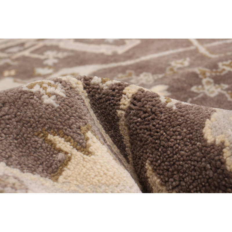 Tapis unique brun de 6 pi Sophy