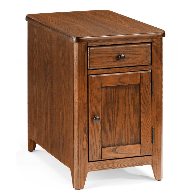 Table de chevet Kendry en brun