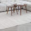 Tapis intérieur moderne, beige crème.-845039285
