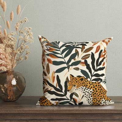 Jungle Haven Reversible Pillow Cover