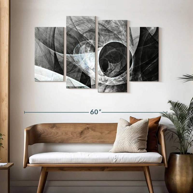Avery Grunge Dynamic Abstract, 32" H x 52" W
