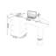 Bureau blanc créatif en forme de mangue avec armoire-1834613931-1834613910
