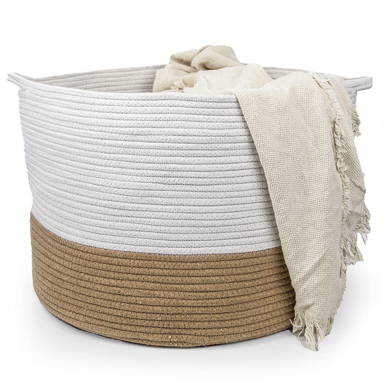 Dovecove Basket with Contrasting Handles & Reviews Wayfair