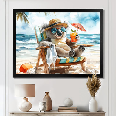 Saltzman - Coastal Animal Wall Art Print