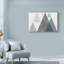 Art sur toile Guarani «Mod Triangles I Blue»-33426786